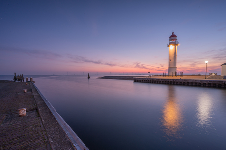 De vuurtoren met een lichtje