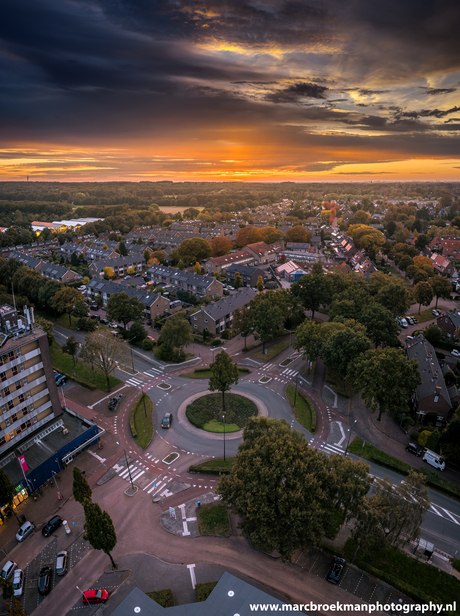 Zonsondergans Huizen