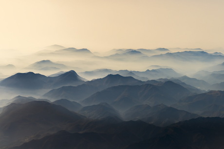 misty mountains