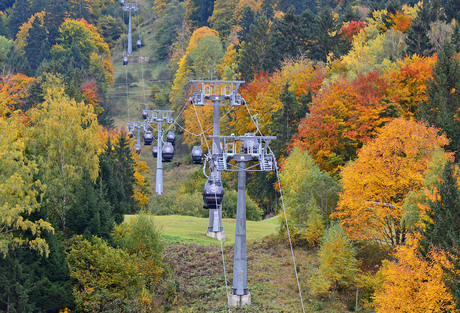 Herfst in Garmisch- Partenkirchen in Duitsland
