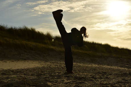 Taekwondo kick