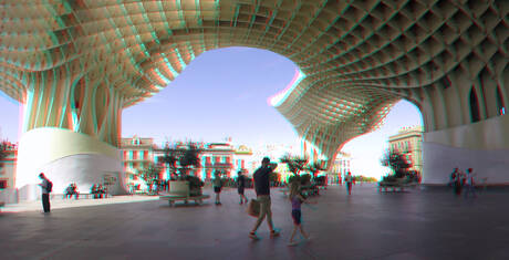Plaza  de la Encarnacion Sevilla Spain 3D GoPro