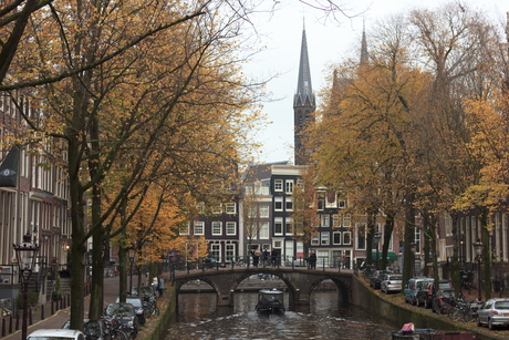 Amsterdamse Grachten in de herfst