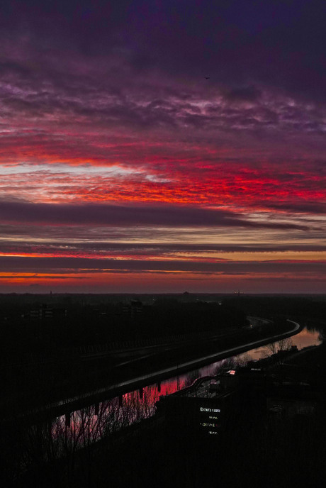 met een mooie lucht