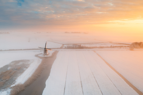 Winters Friesland