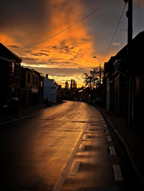 Zonsondergang 