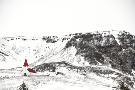 Kerkje van Vik in IJsland