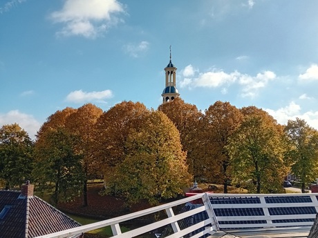 Herfst in het dorp.