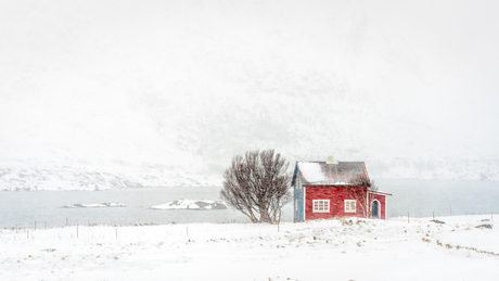 “Norge i rødt, hvitt og blått," - "Noorwegen in Rood, Wit en Blauw"