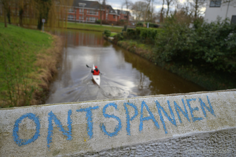 Ontspannen kano tocht