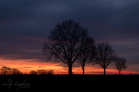 Als de zon onder is....