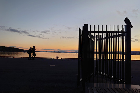 Tot de zon ondergaat