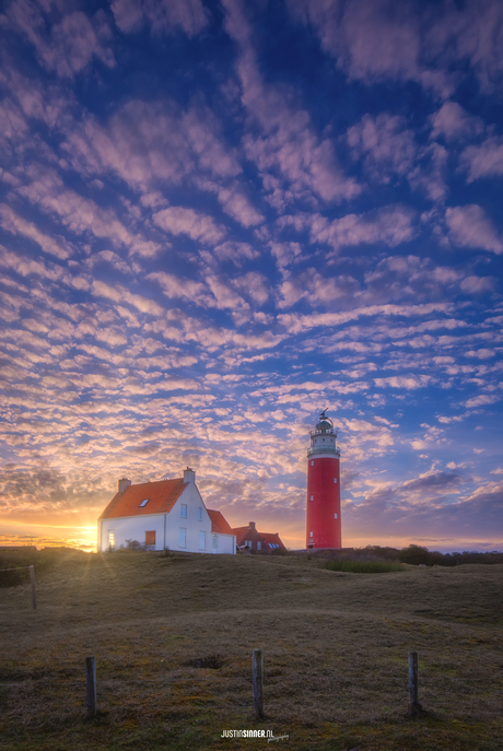 Mooie wolken boven Texel.