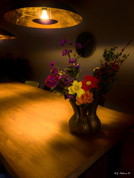 Cozy ambiance. 