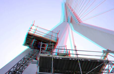 Onderhoud 2024 Erasmusbrug Rotterdam 3D