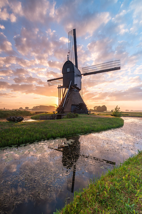 Een kleurrijke zonsopkomst