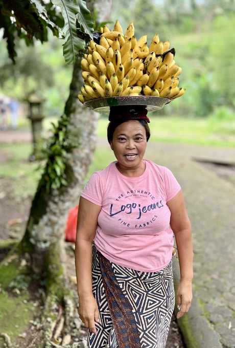 bananen verkoopster