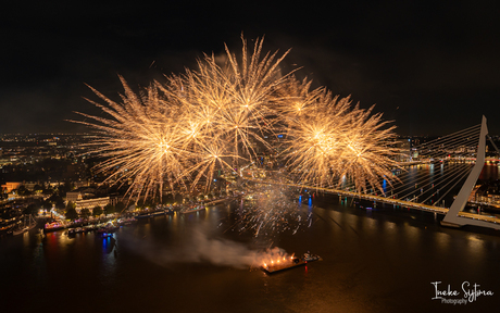 Vuurwerkshow Rotterdam