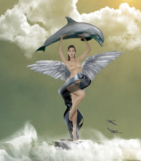 Angel of Dolphins