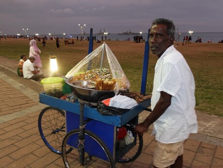 Straatverkopers Colombo