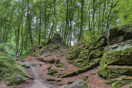 Prachtig landschap in de Teufelsslucht