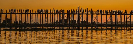 Sunset in Mandalay...