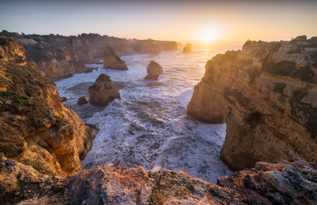 Zonsonopgang in Algarve