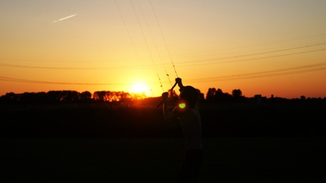 spelen met de wind