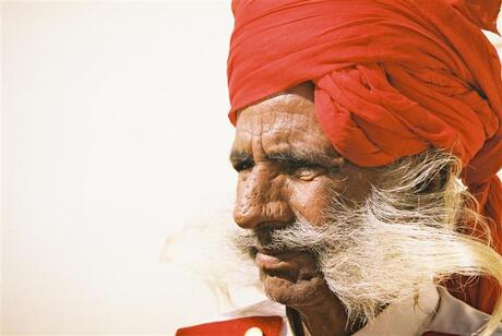 Bewoner uit Rajasthan