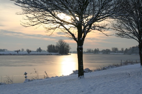 Winter aan de Kreek