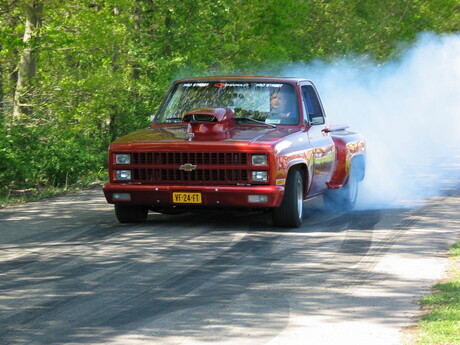 Burning rubber