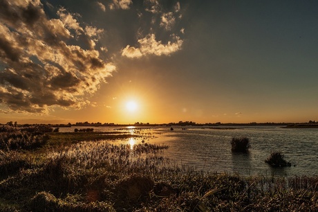 Zonsondergang Noorden