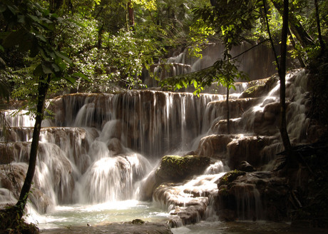 Watervallen in Palenque