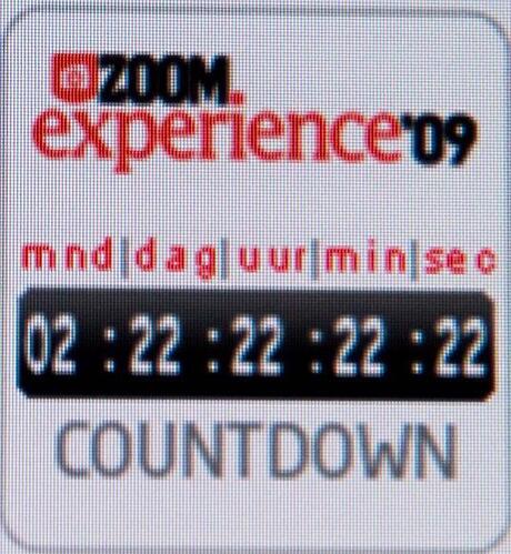 Aftellen tot Zoom Experience'09