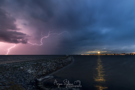 Onweer boven Terschelling