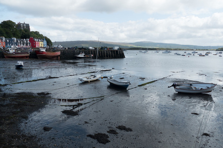 Laag tij in Tobermory