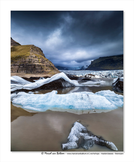 Glacier lake Iceland