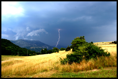 Onweer komt eraan