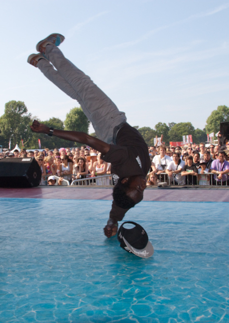 Bboy op parkpop 2010