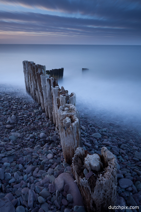 Sunset at Bossington beach