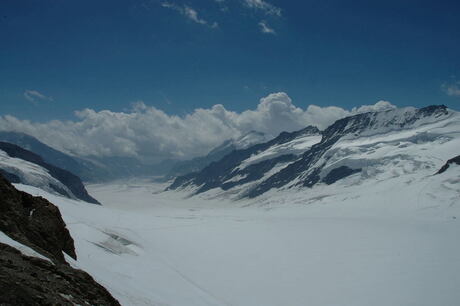 Aletschgletscher Jungfrau massief