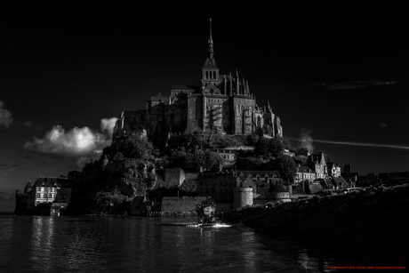 Mont-Saint-Michel | Zwart-wit