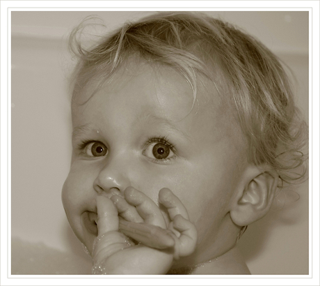 Sepia toothbrush