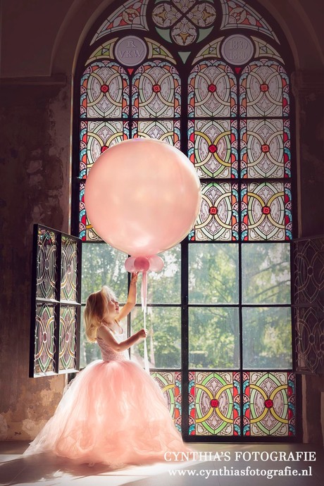 Cynthia's Fotografie kinderen princes met ballon