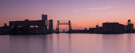 rotterdam skyline @ sunset