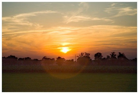 Zonsondergang ter Vissen