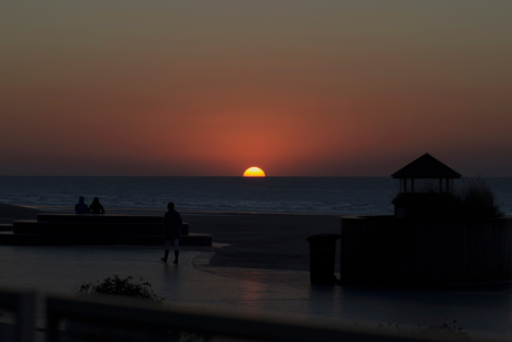 zonsondergang Nieuwpoort