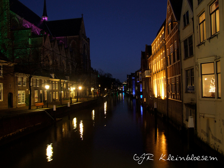Straat beeld Dordrecht