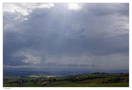 Dreigende lucht.