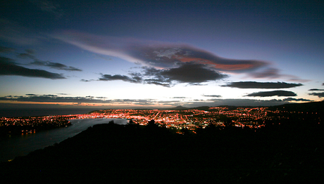 uitzicht op Dunedin Nwe Zeeland